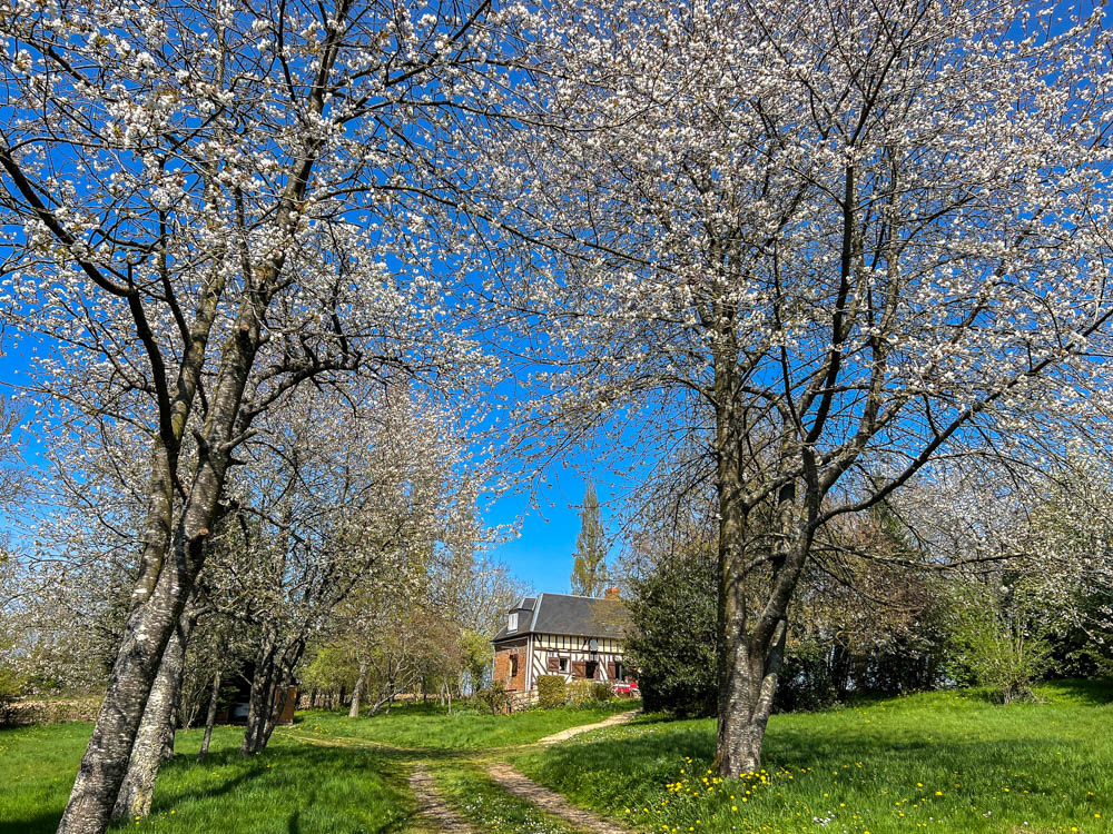 Maison en colombages au calme avec vue