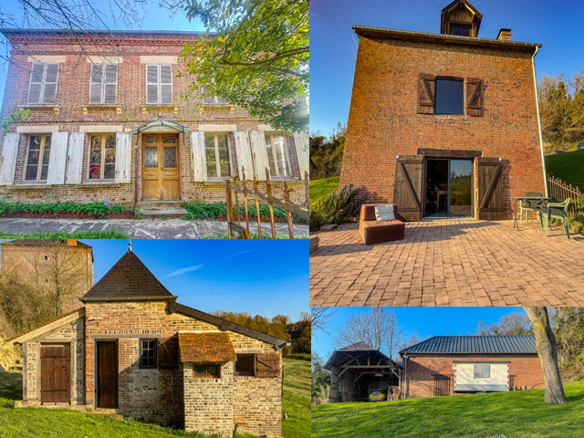 Une très belle vue pour cet ensemble demaisons