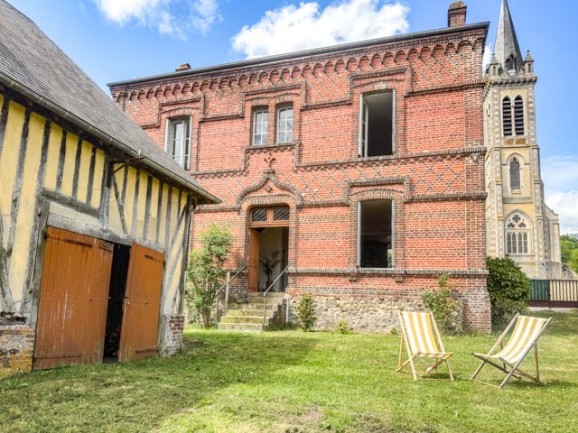 Deux presbytères avec vue en Pays d’Auge